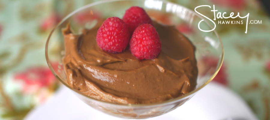 Decadently Dark Chocolate Mousse ~ A Surprising Lean and Green Recipe
