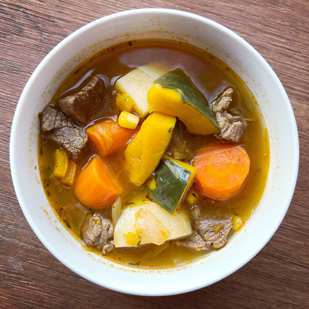 Carbonada (Beef & Pumpkin Soup)