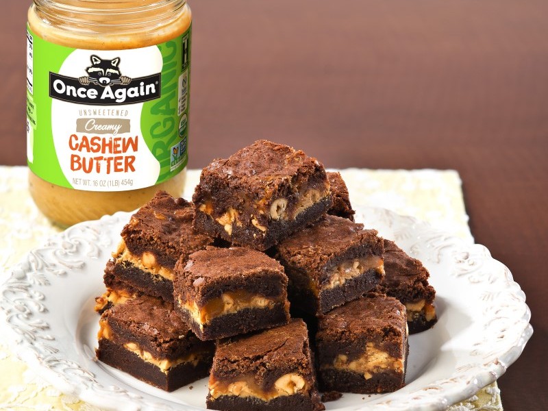 Peanut Butter Cashew Brownies