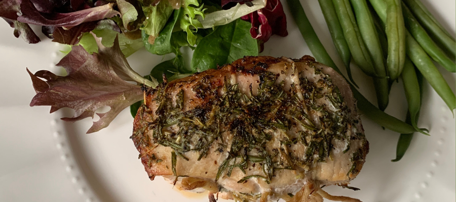 Mediterranean Stuffed Pork Chops