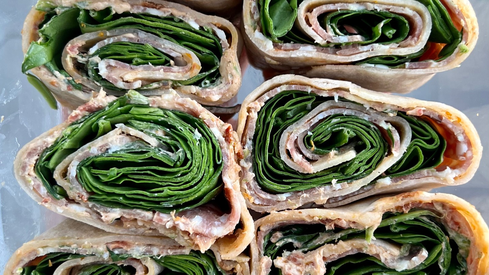 Image of Salami, Spinach and Sun-Dried Tomato Pinwheels