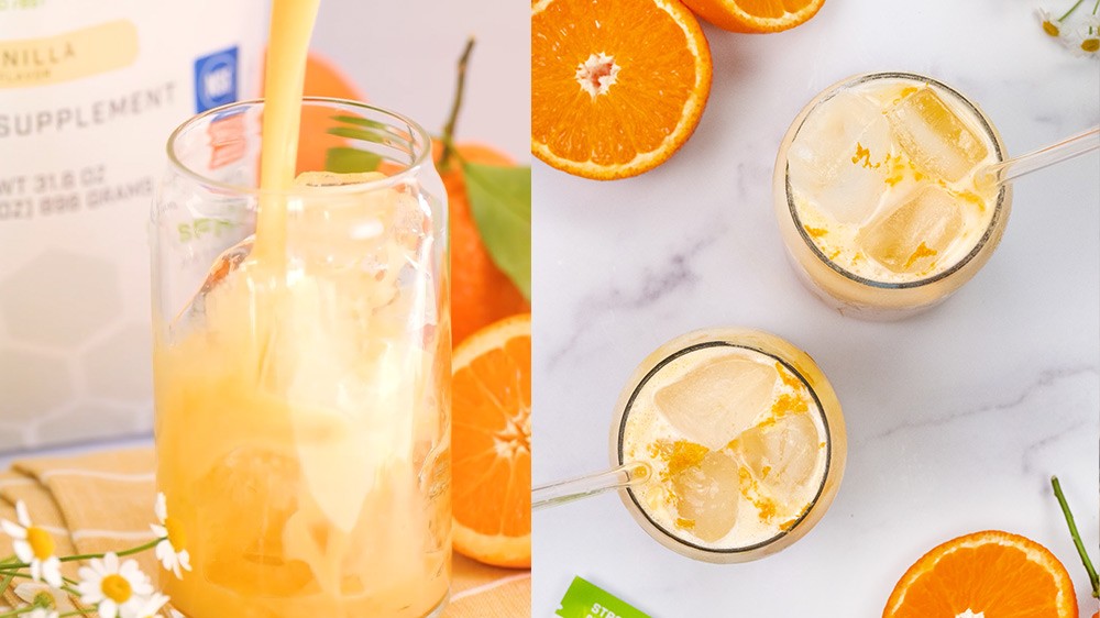 Image of 3-Ingredient Orange Creamsicle Protein Shake