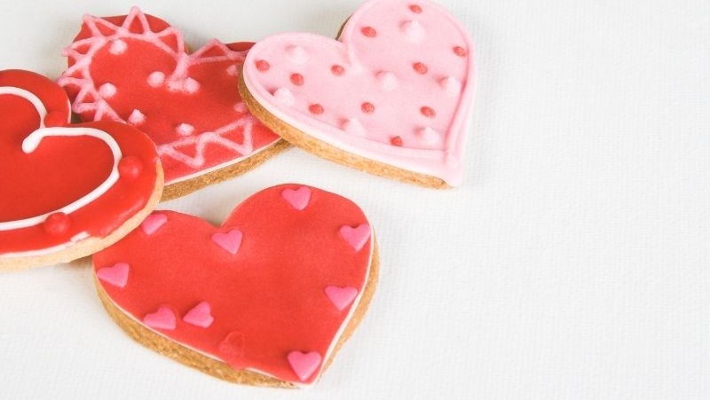 Image of Flat Heart Cookie Pops