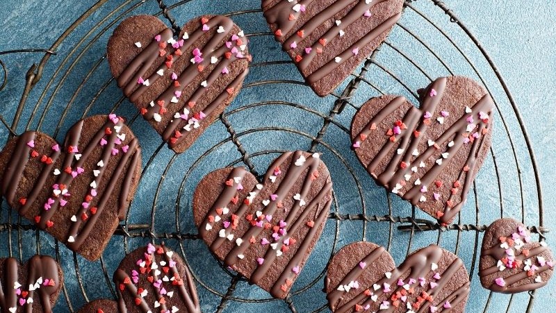 Image of Chocolate Heart Biscuits