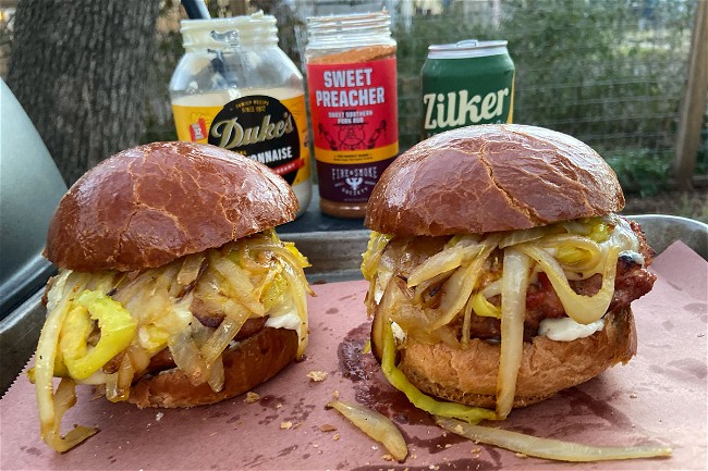 Image of Sweet & Spicy Bacon Burgers