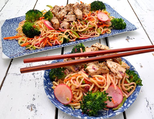 Image of Grilled Chicken & Yakisoba Noodle Salad