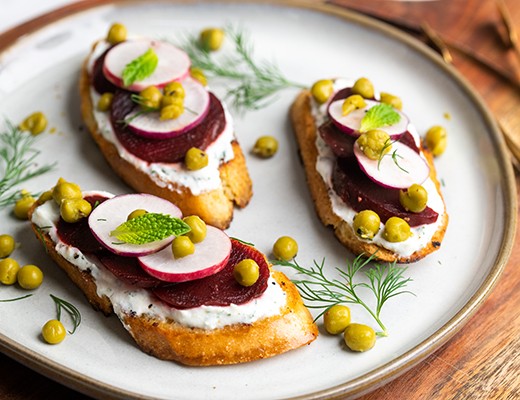 Image of Spring Beet Crostini