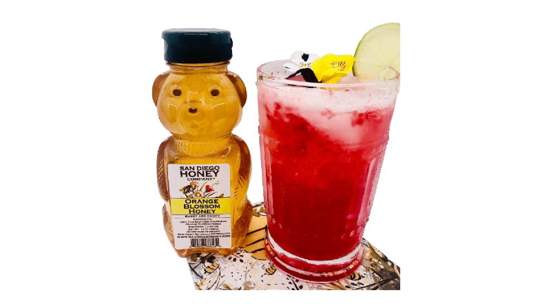 Image of Raspberry Honey Cocktail