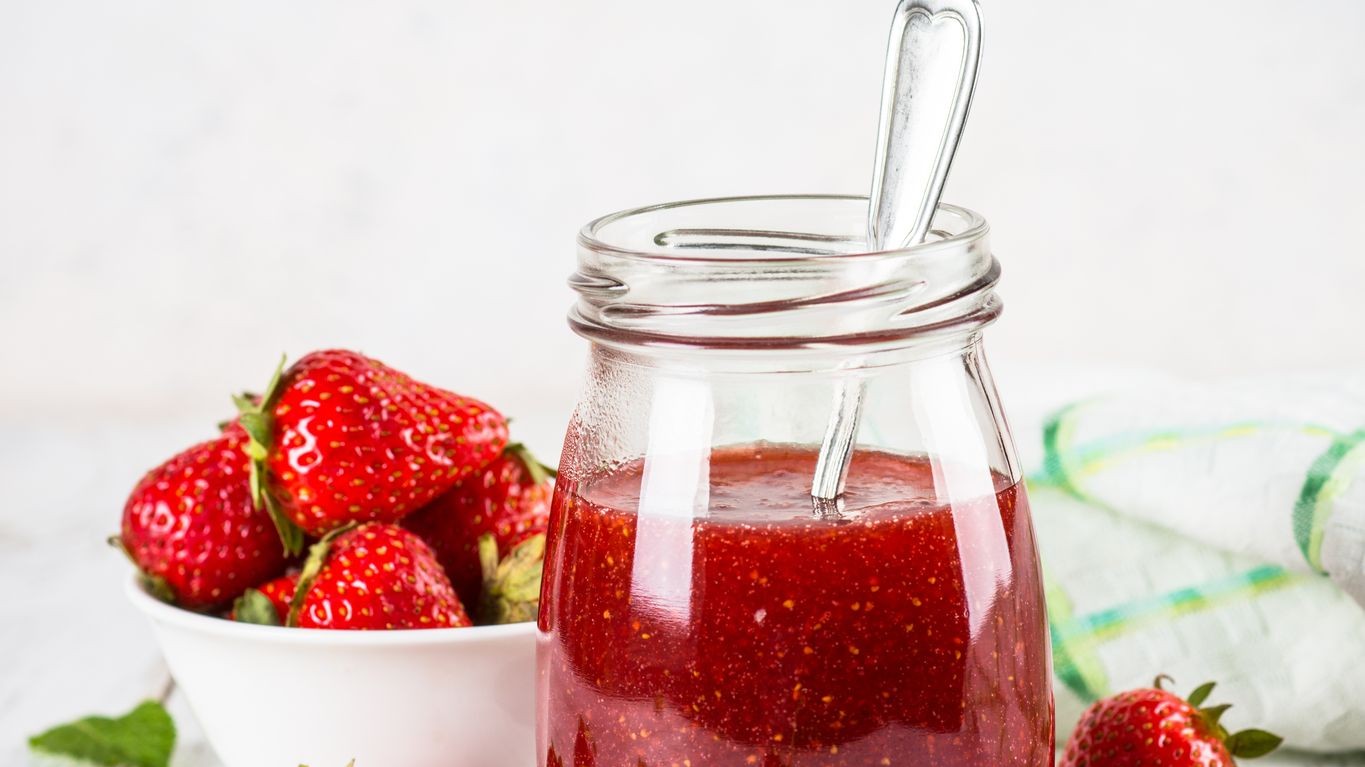 Image of Reduced Sugar Strawberry Jam