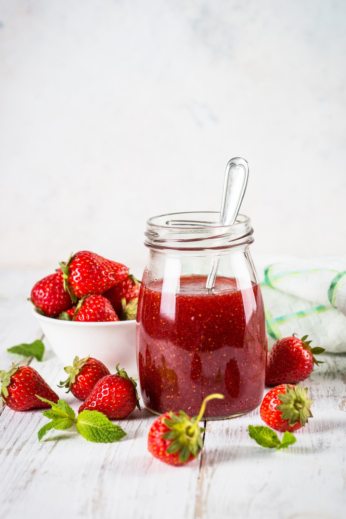 Reduced Sugar Strawberry Jam