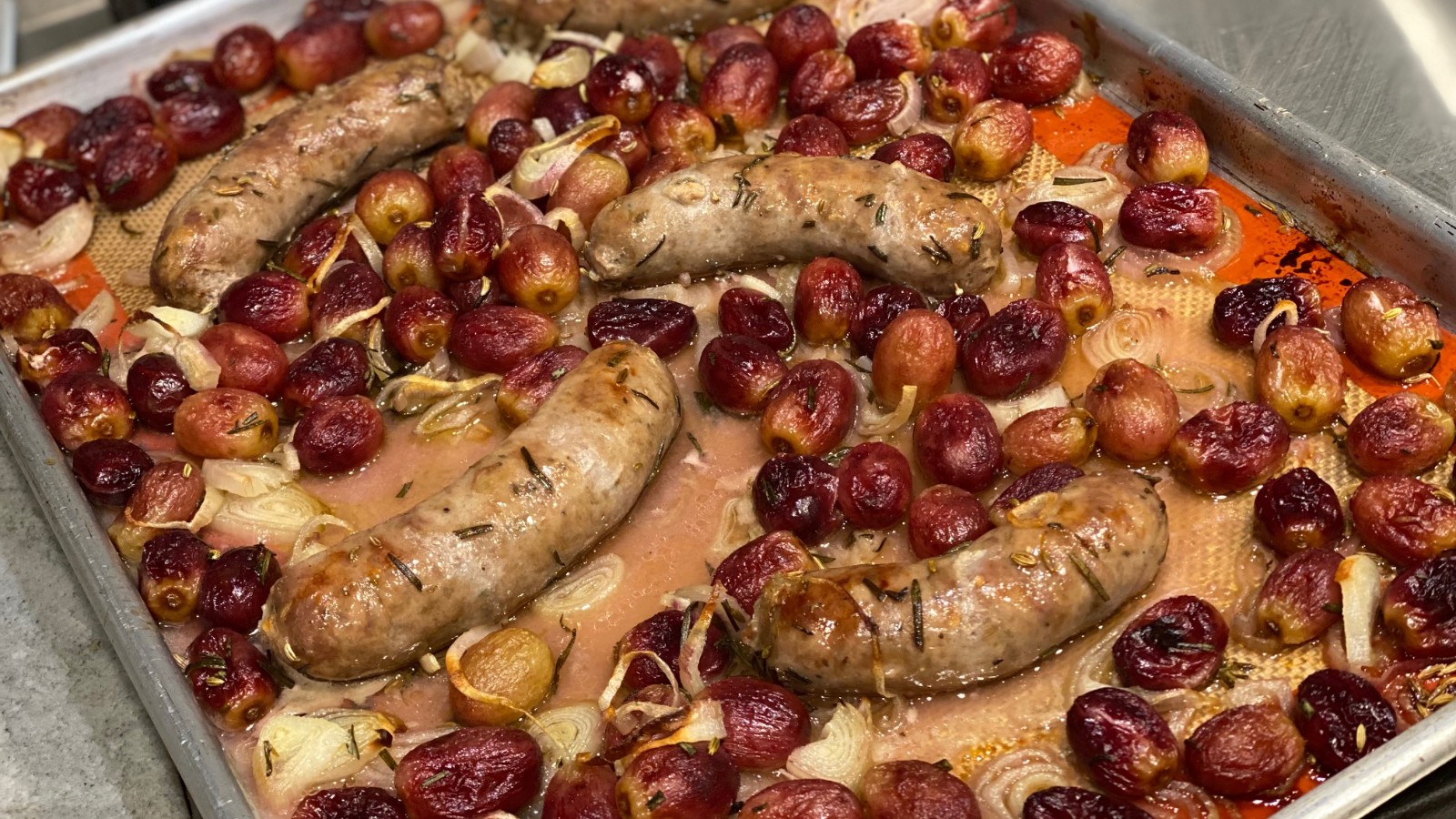 Image of Roasted Sausage & Grapes