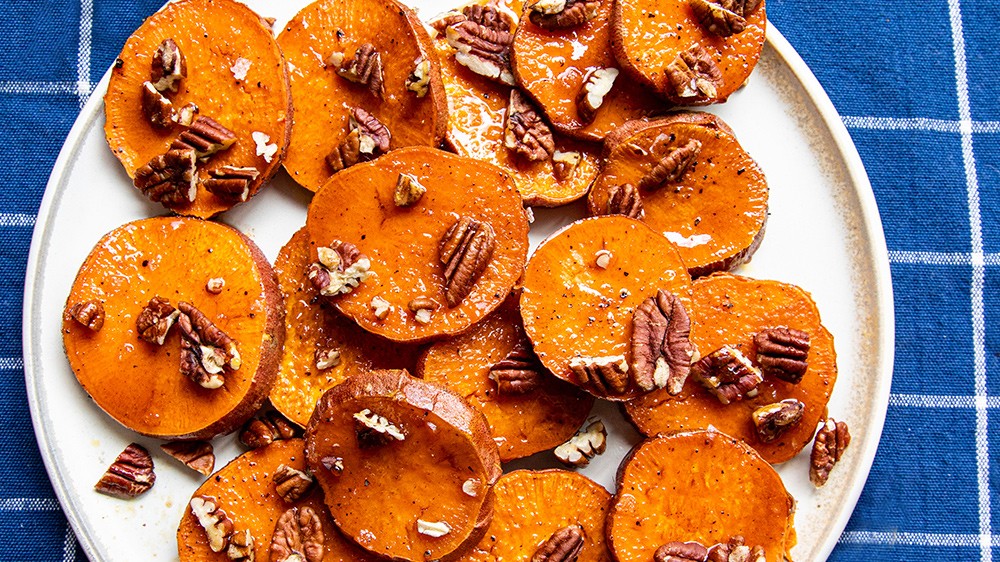 Ginger Candied Yams with Pecans – Morton & Bassett