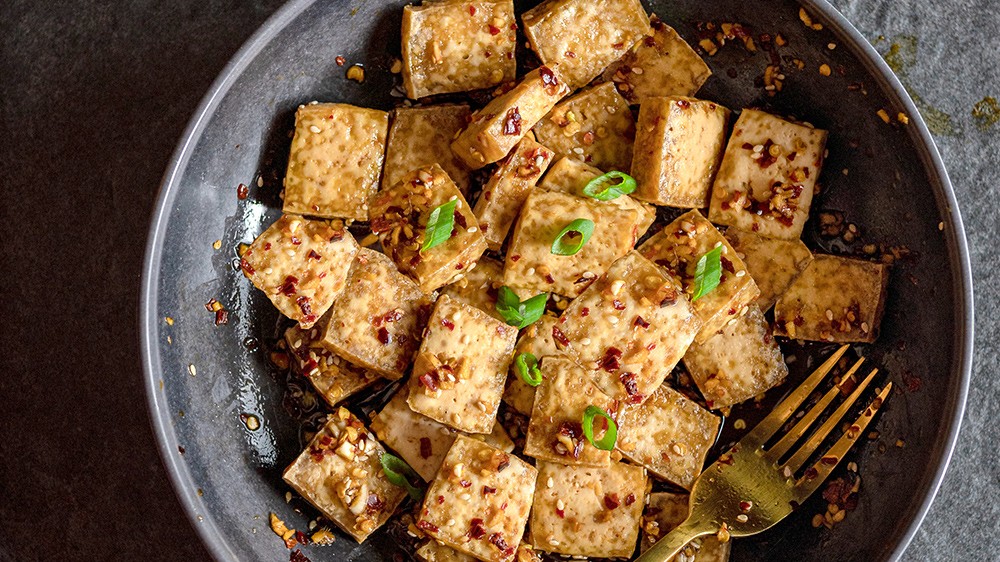 Image of Spicy Fried Tofu Appetizer