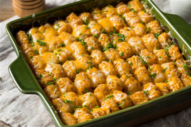 Image of Easy Cheesy Tater Tot Casserole