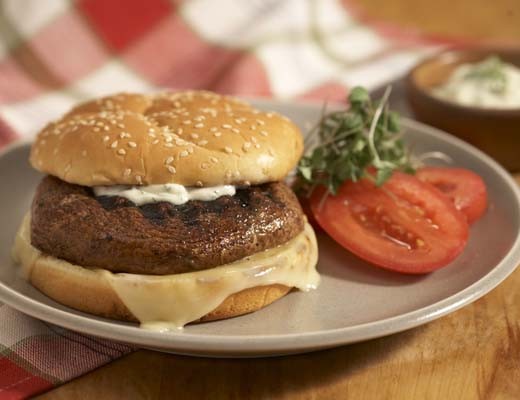 Image of Grilled Portobello Cheeseburgers