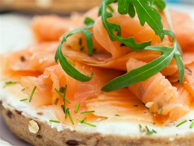 Image of Bagels and Smoked Salmon “Lox” Recipe