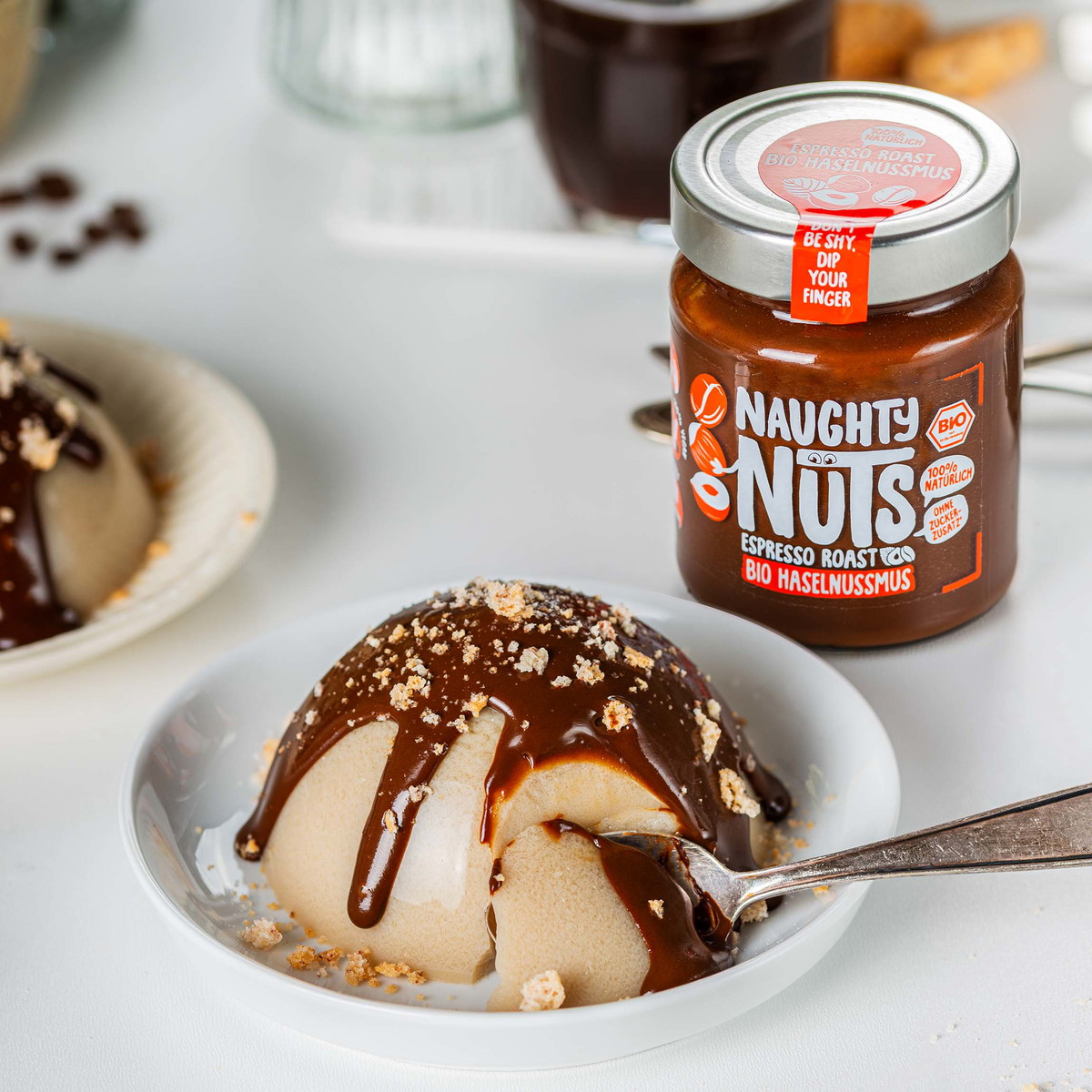 Kaffee-Panna Cotta mit Espresso Roast