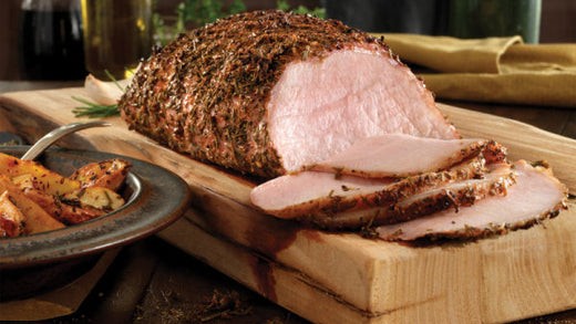 Image of Balsamic Rosemary Pork Loin with Roasted Potatoes
