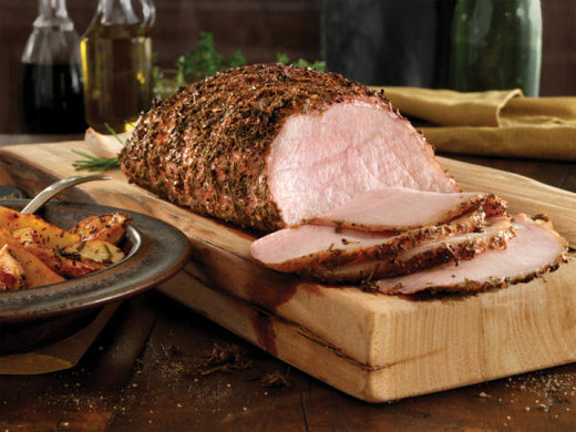 Balsamic Rosemary Pork Loin with Roasted Potatoes