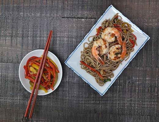 Image of Grilled Shrimp & Soba Noodle Salad