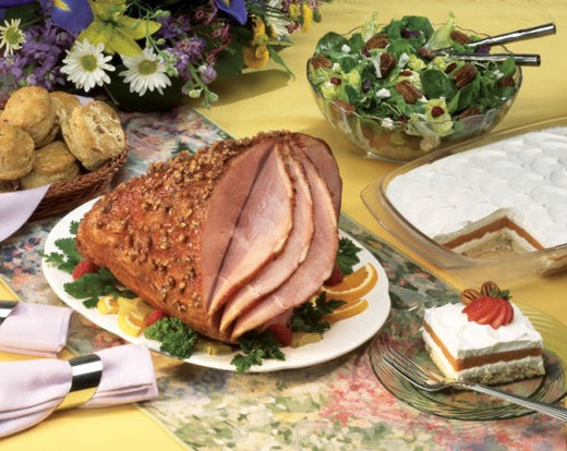 Image of Glazed Ham with Pecan Crust