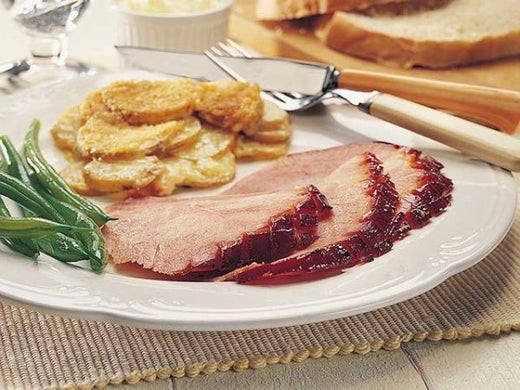 Image of Molasses Black Pepper Glazed Ham