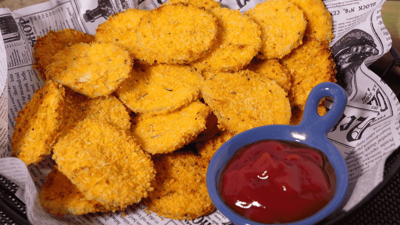 Image of Air Fryer Zucchini Chips