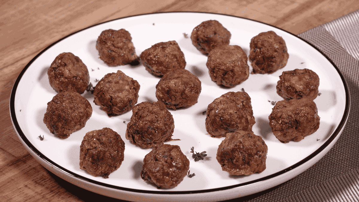 Air fryer Juicy Meatballs