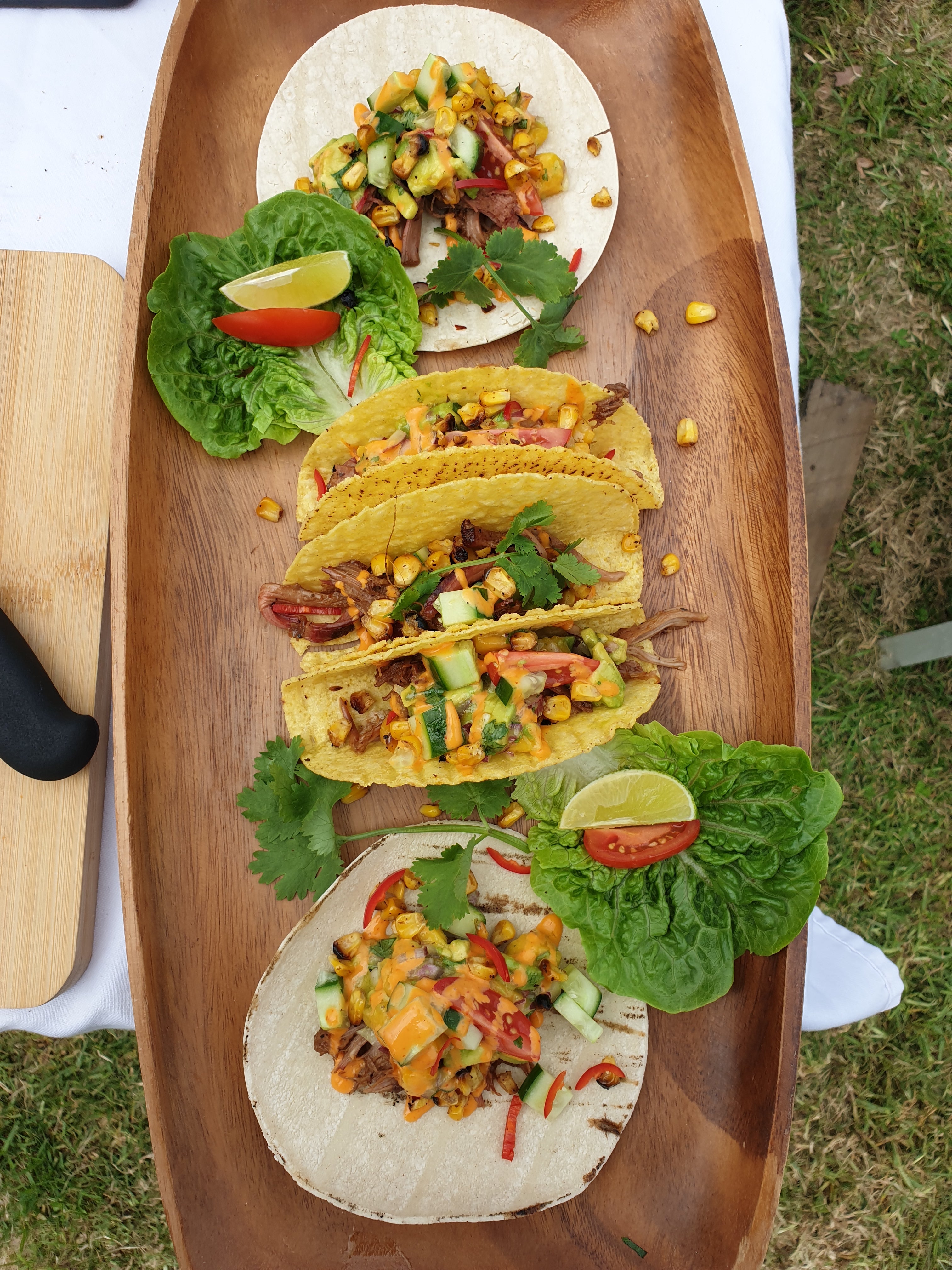 Image of Pulled Lamb Tacos with Avo & Mango Salsa