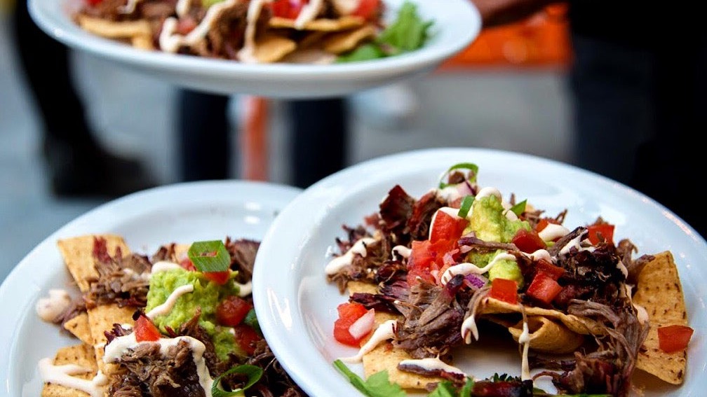 Image of Fierce Bull Spiced Beef with Guacamole and Spicy Sour Cream