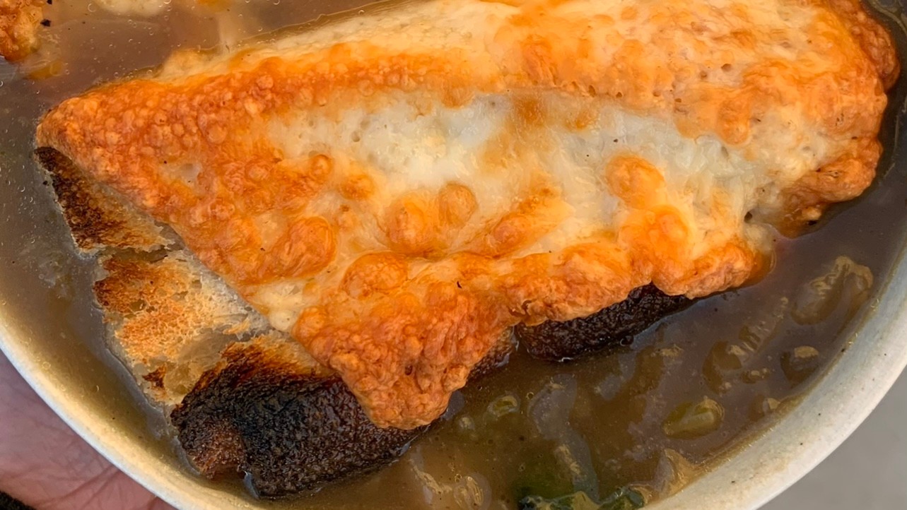 Image of French Onion + Veggie Soup