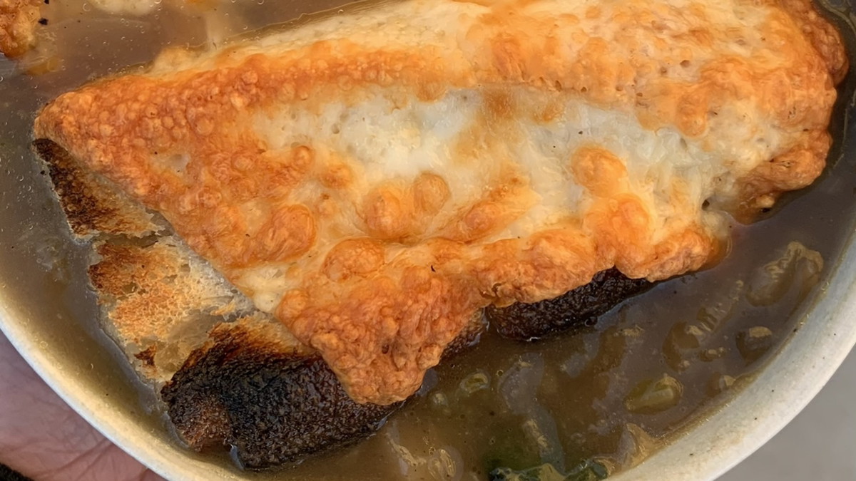 French Onion + Veggie Soup