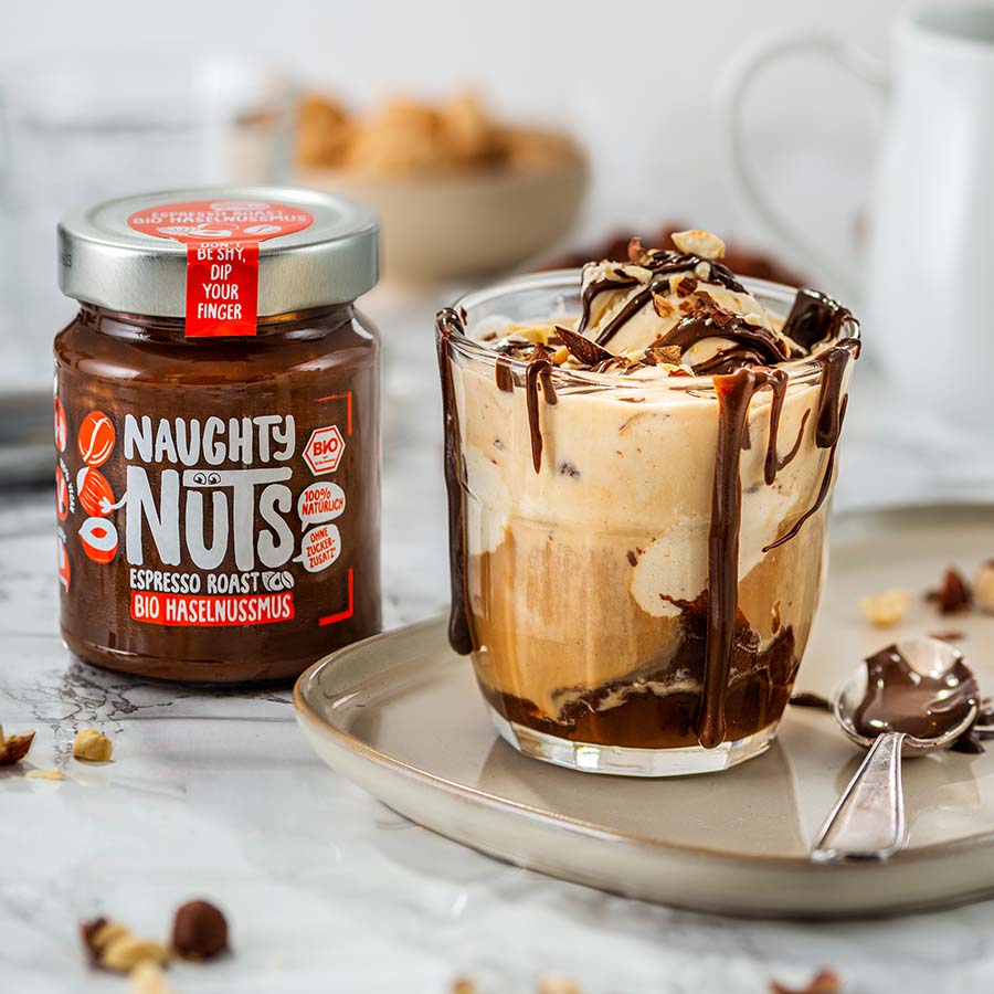 Vegane Affogato mit Espresso Roast