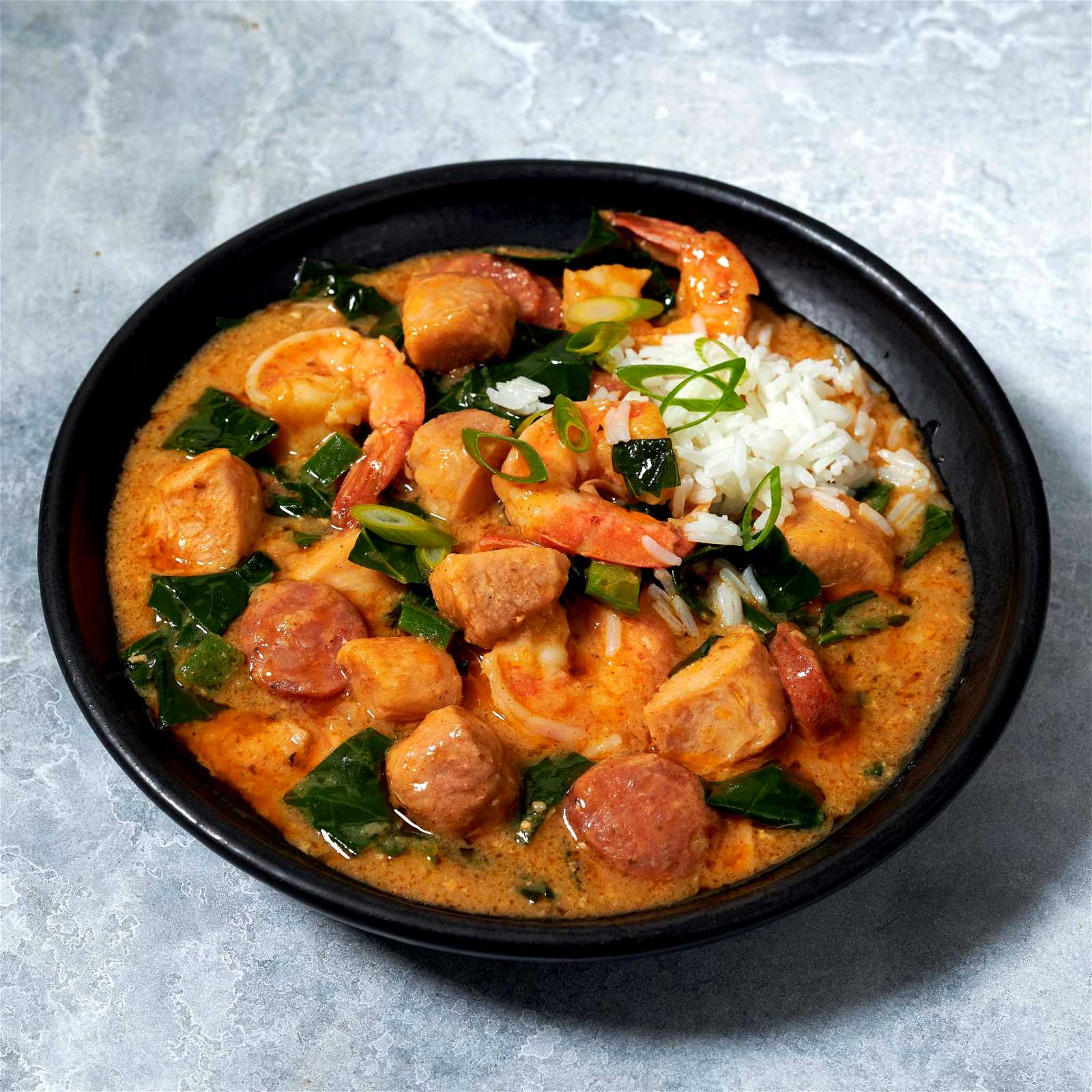 Image of Gumbo-Style Gator and Greens