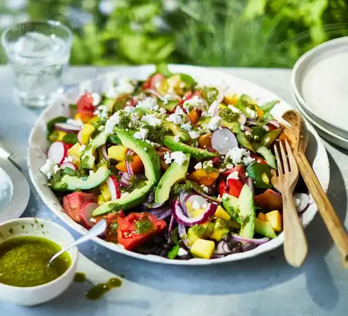 Image of Summer Salad with Chile Vinaigrette