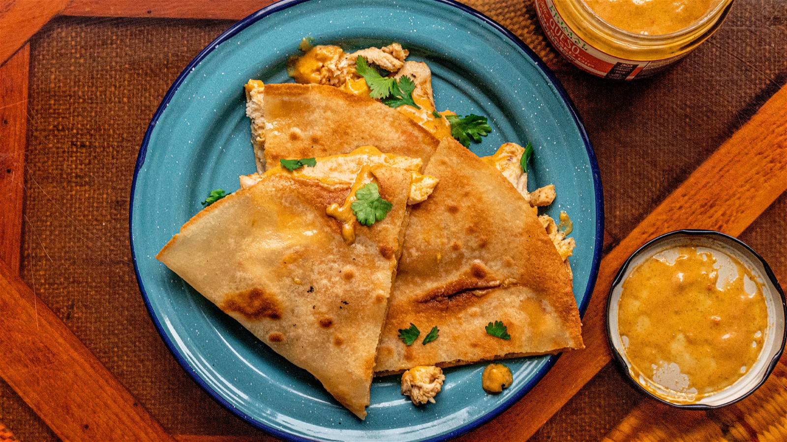 Image of No-Dairy Homemade Chicken Quesadilla