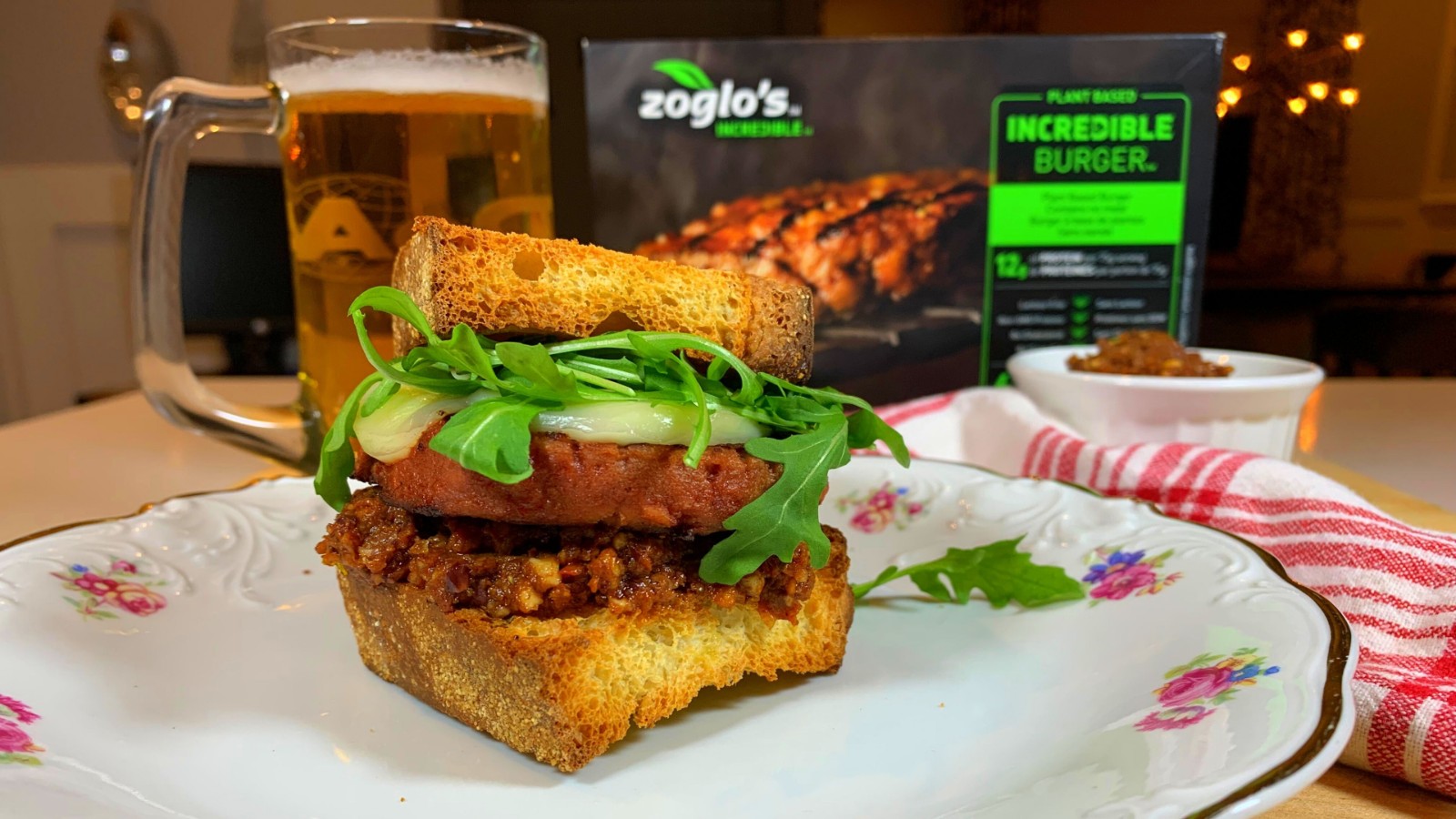 Image de Burger Végétal aux Tomates Séchées et Tapenade d'Olives