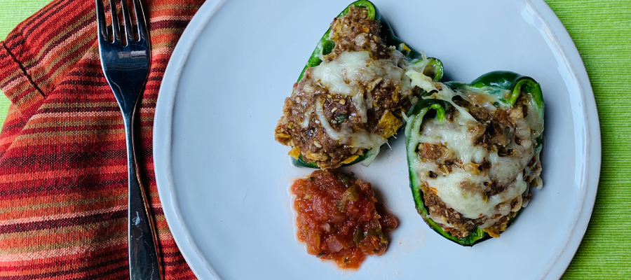 Cheesy Pepper Taco Bake