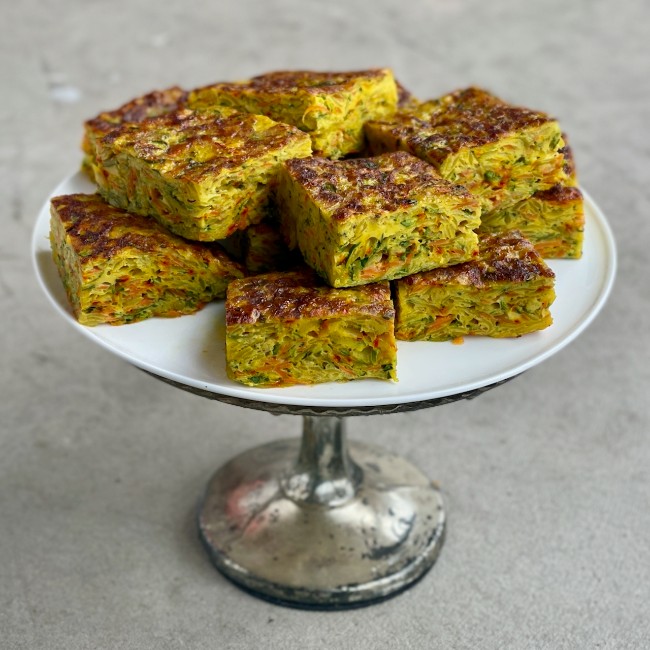 image of Persian veggie frittata