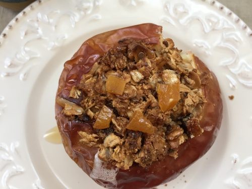 Image of Baked Apples with Almond Butter Crumble