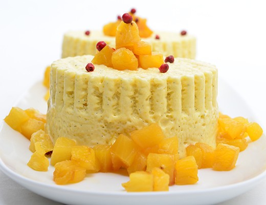 Image of Lemon Grass Parfait with Pineapple Salsa