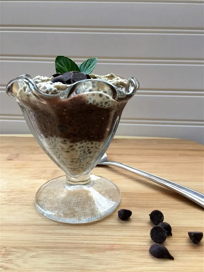 Image of Chocolate and Peanut Butter Chia Pudding