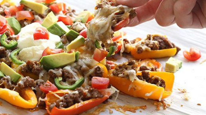 Image of Cheesy Pepper Chip Low-Carb Nachos