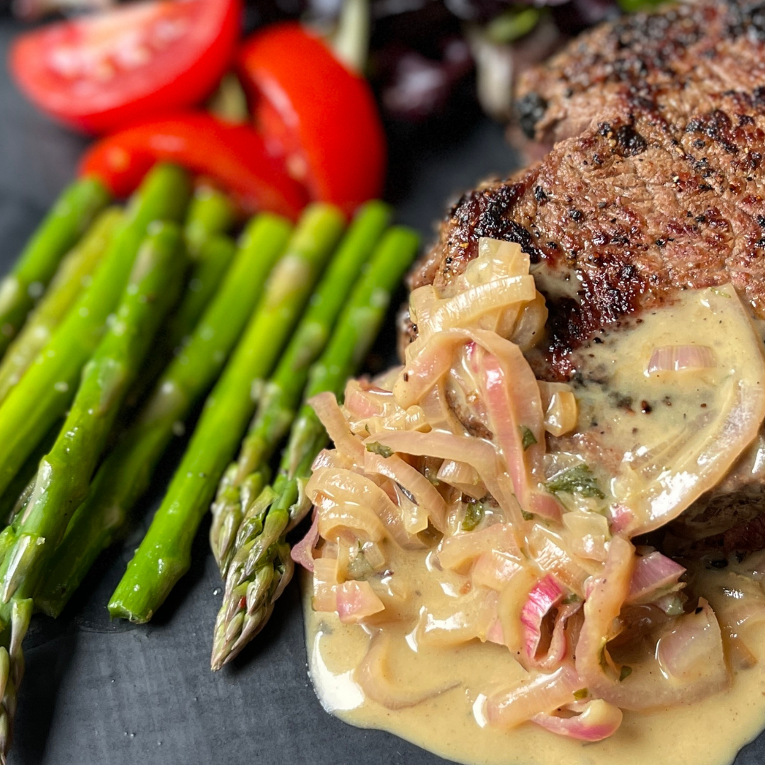 Shallot cream sauce (for steak or chicken) by swindas. A Thermomix