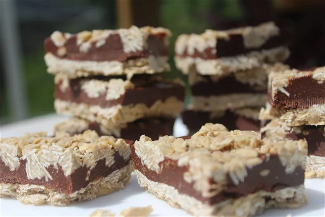 Image of Chocolate Oat Tahini Bars