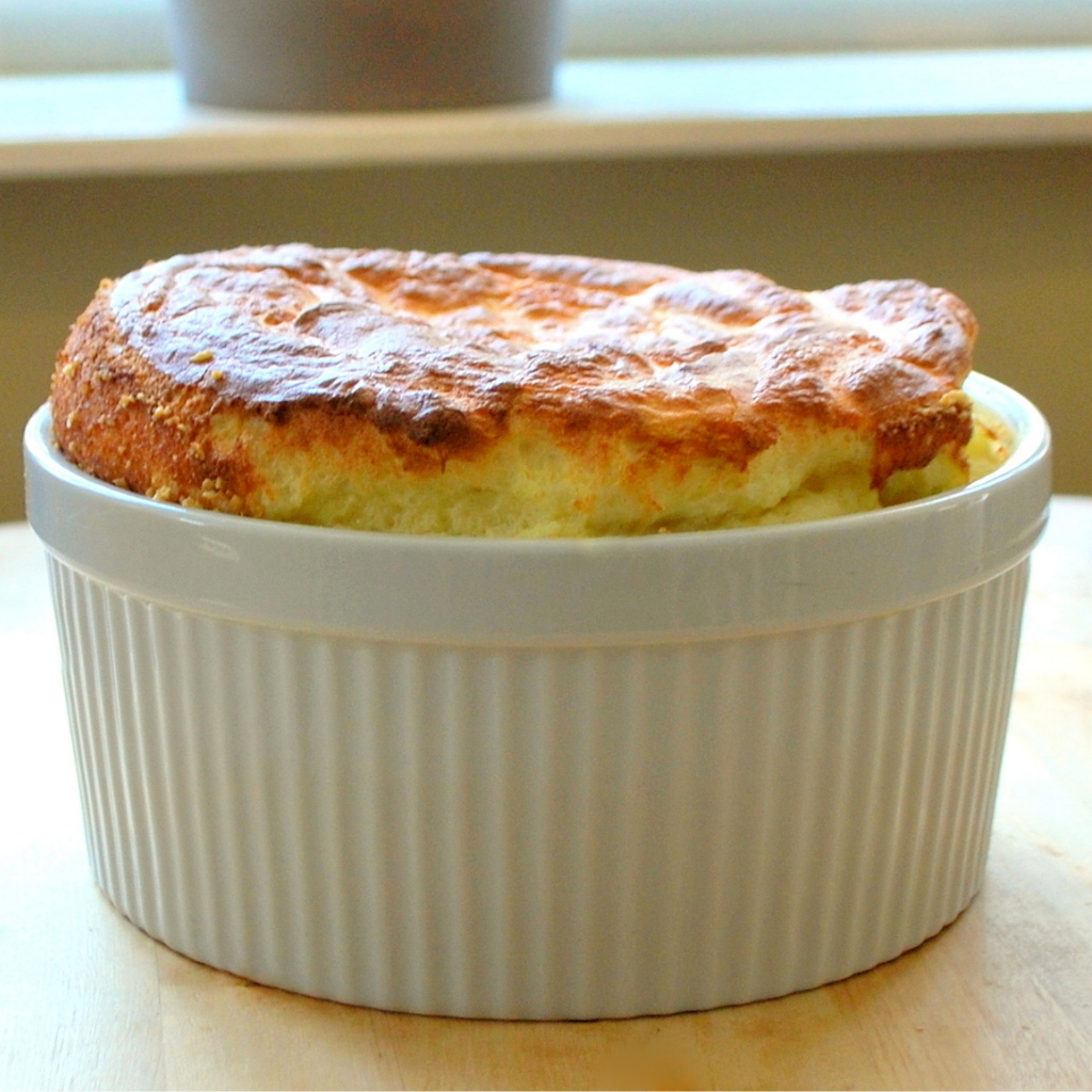 Soufflé au chou-fleur
