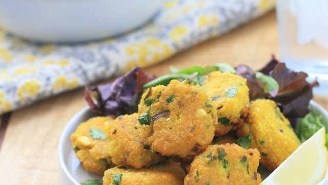 Image of Burmese Yellow Split Pea Patty Bowl