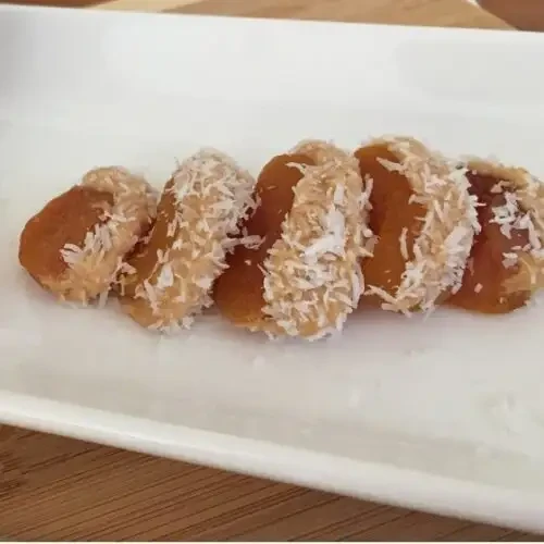 Image of Stuffed Apricots with Sunflower Seed Butter