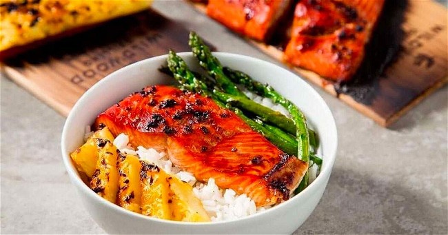Image of Cedar Plank Teriyaki Salmon Recipe