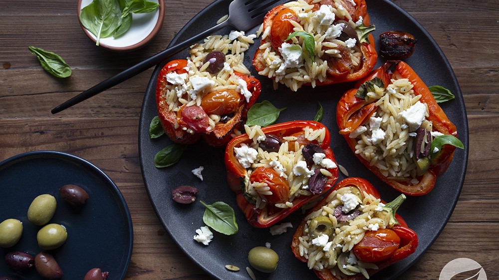 Image of Greek Stuffed Peppers